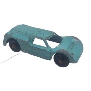 Vintage Ford GT Tootsie Toy Diecast Car Chicago USA Blue Teal#2 1960s? Toys Cars